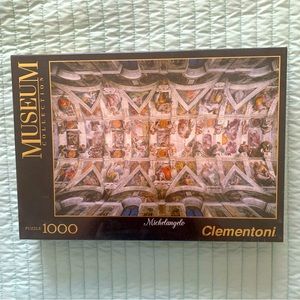 Clementoni Museum Collection Michelangelo Sistine Chapel Ceiling 1000 Pc Puzzle